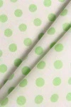 Ткань бязь "ГОС" 120г/м2, 150см "Горох" крупный салатовый арт. 8111/40