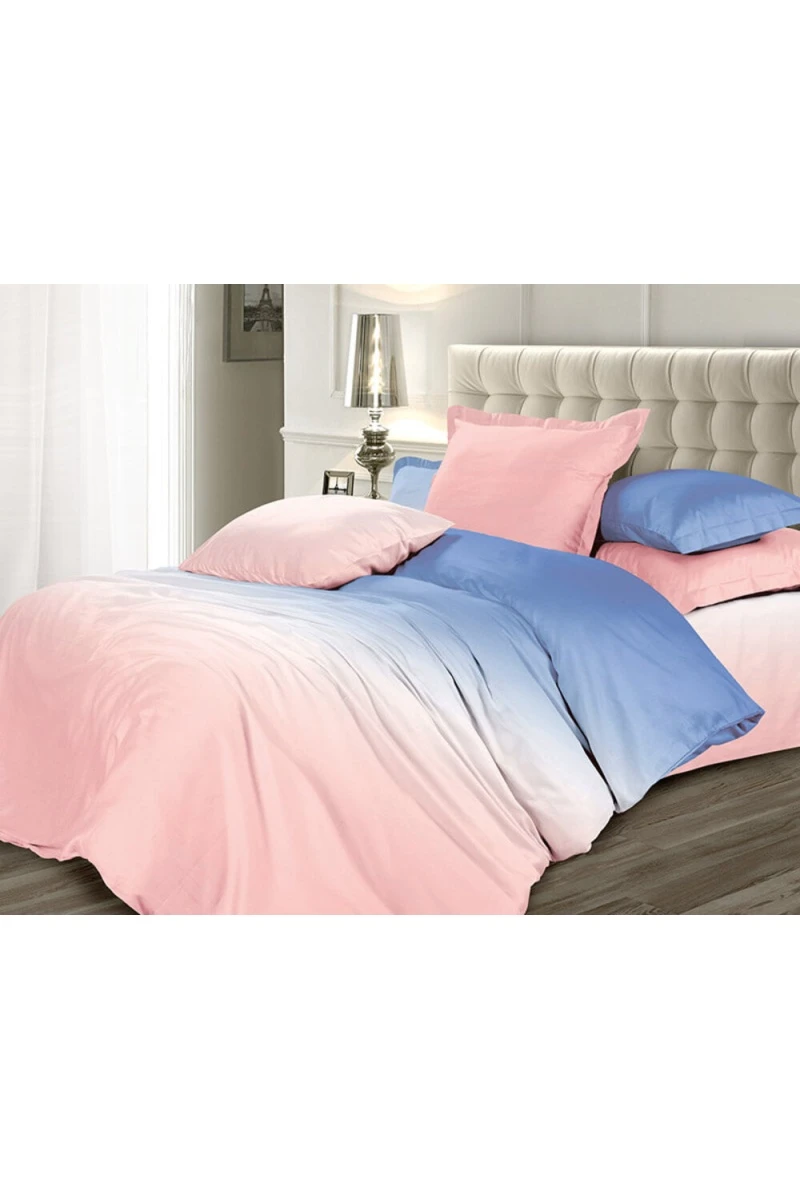 Простыня на резинке Российский сатин "ХБК" "Безмятежность розы" арт. 11998-16