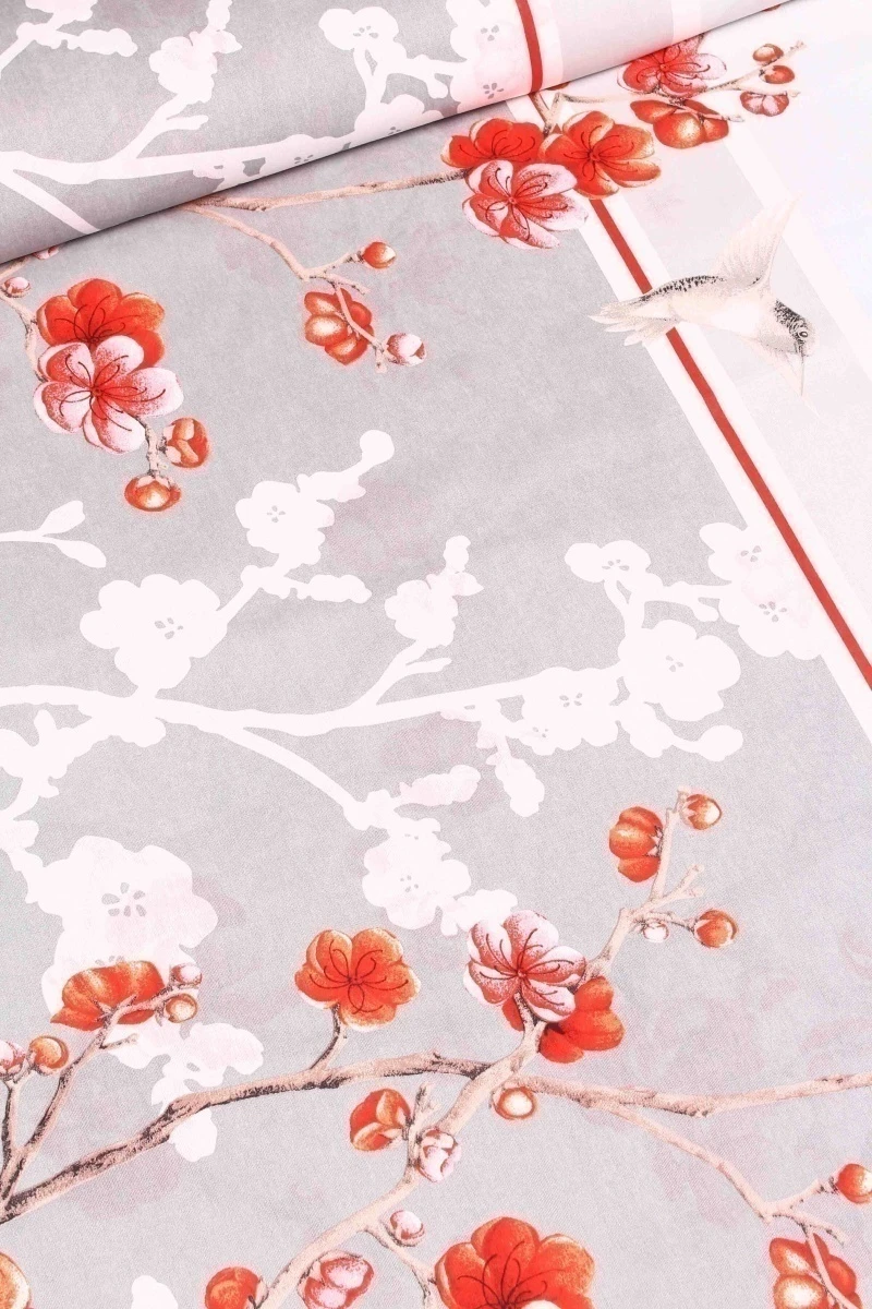 Ткань бязь "ТД" 120г/м2, 220см "Чувство 1" арт. 203071 серый