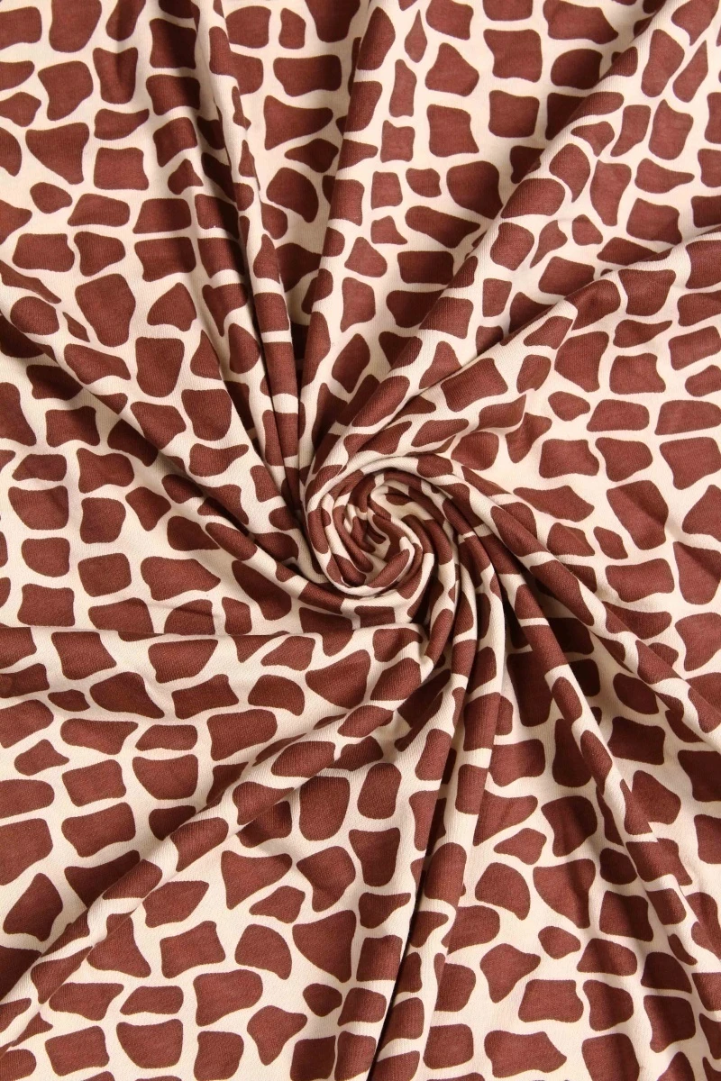 Ткань кулирка "МИР" 145г/м2, 196см "Жираф" арт. 1129-V5