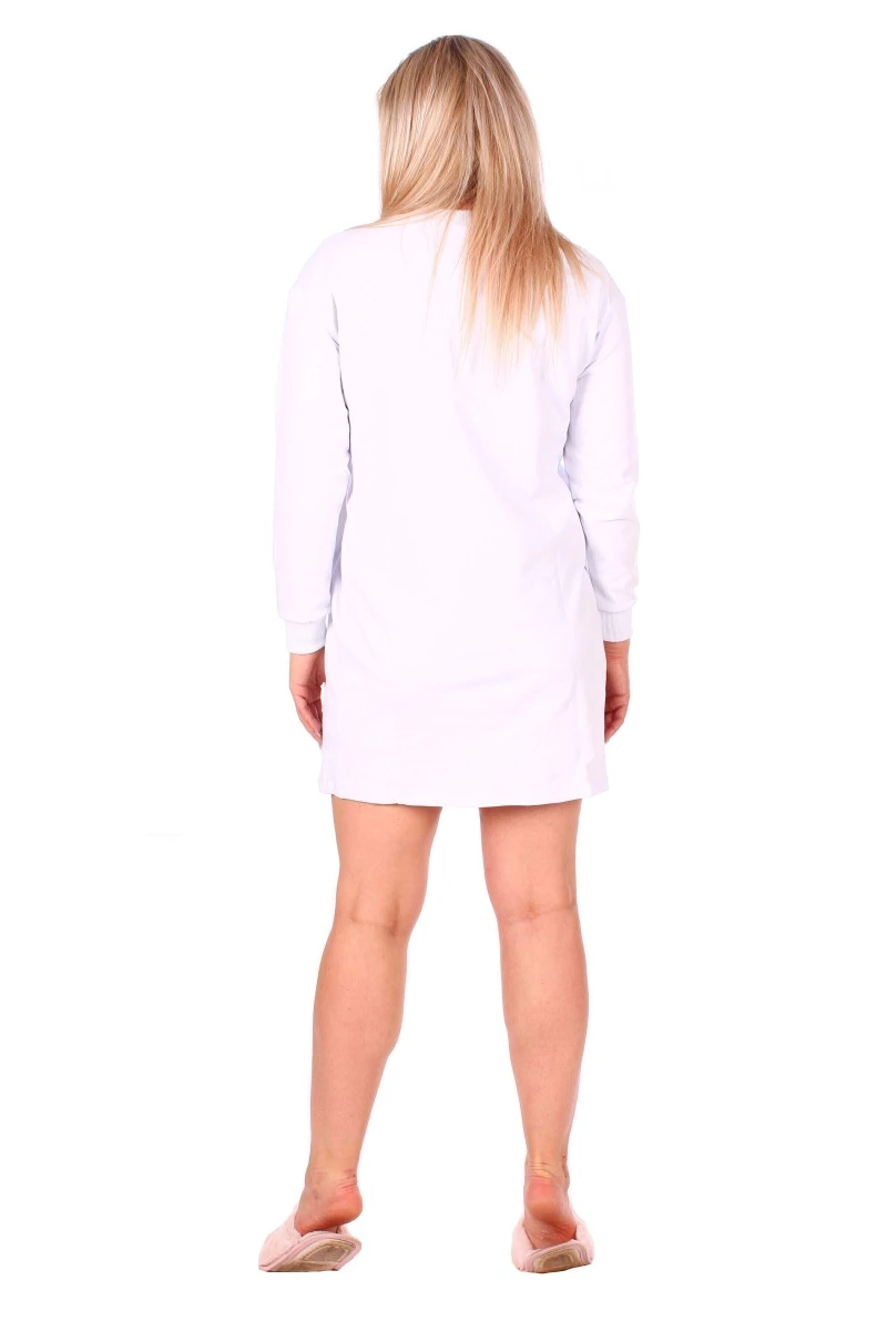 Платье в спортивном стиле - PLAY - 444 - белый