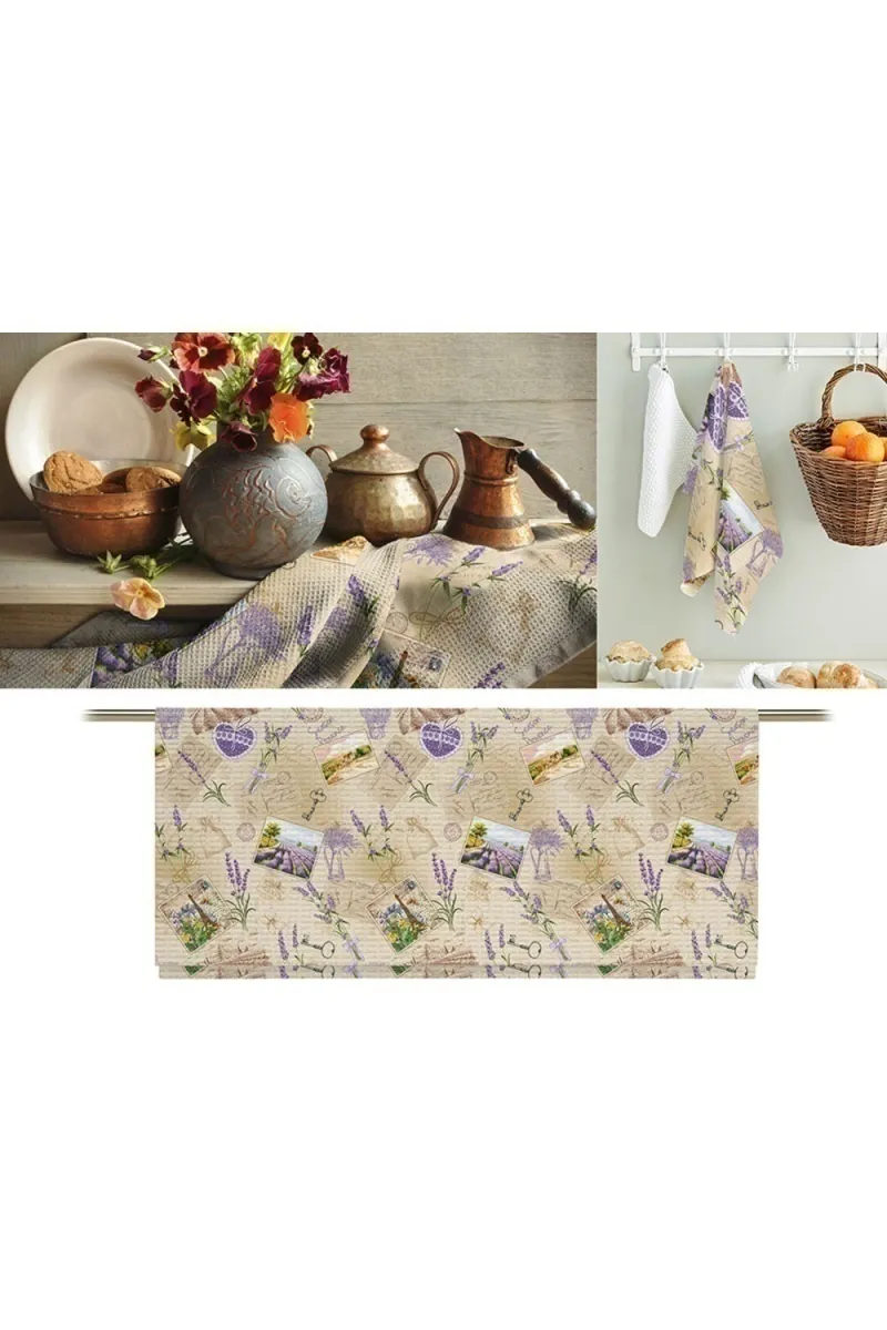 Вафельное полотно "ХБК" 150г/м2, 150см "Прованс" арт. 30217 вид 1