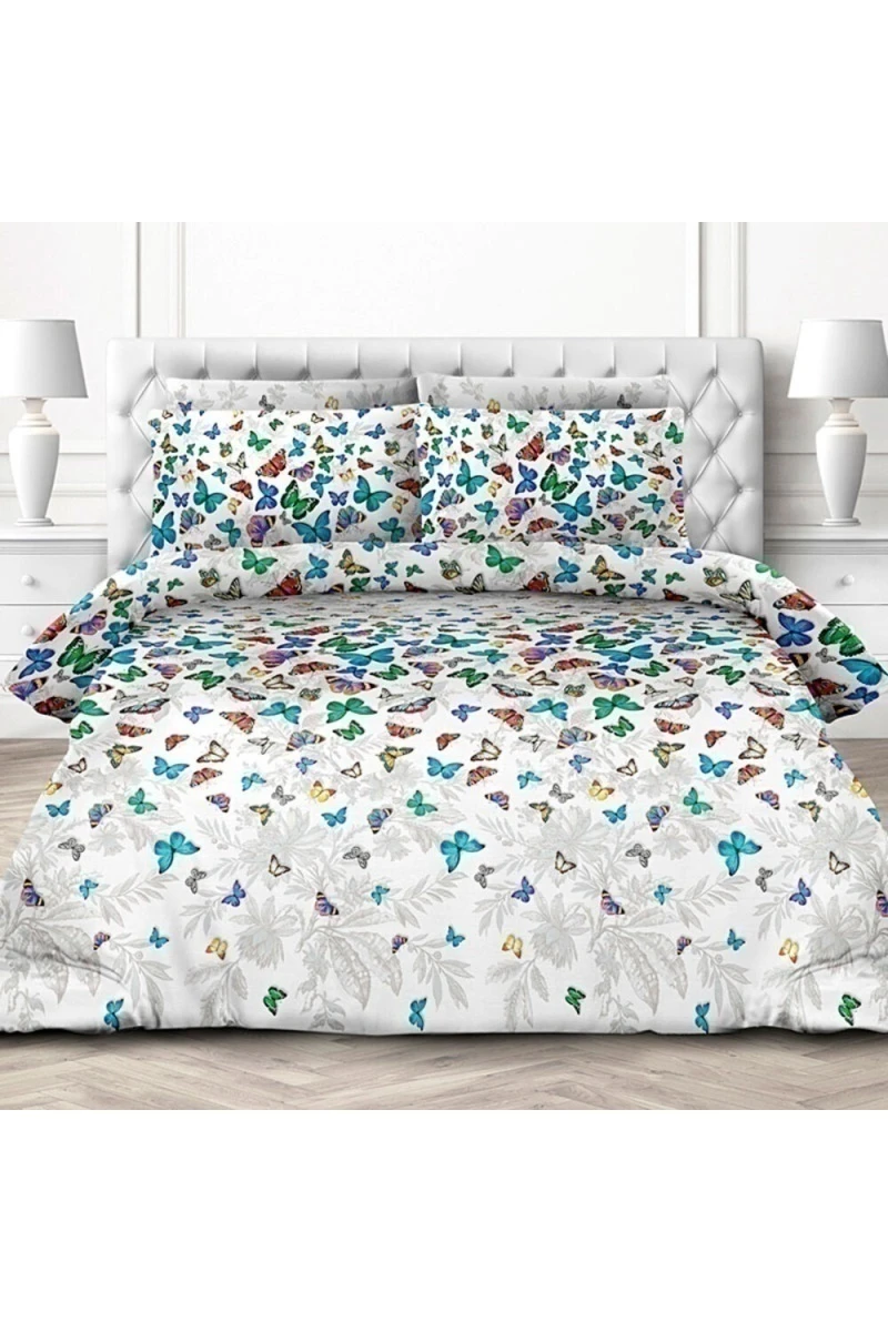 Простыня на резинке перкаль "ХБК" "Бергамо" арт. 15407-1