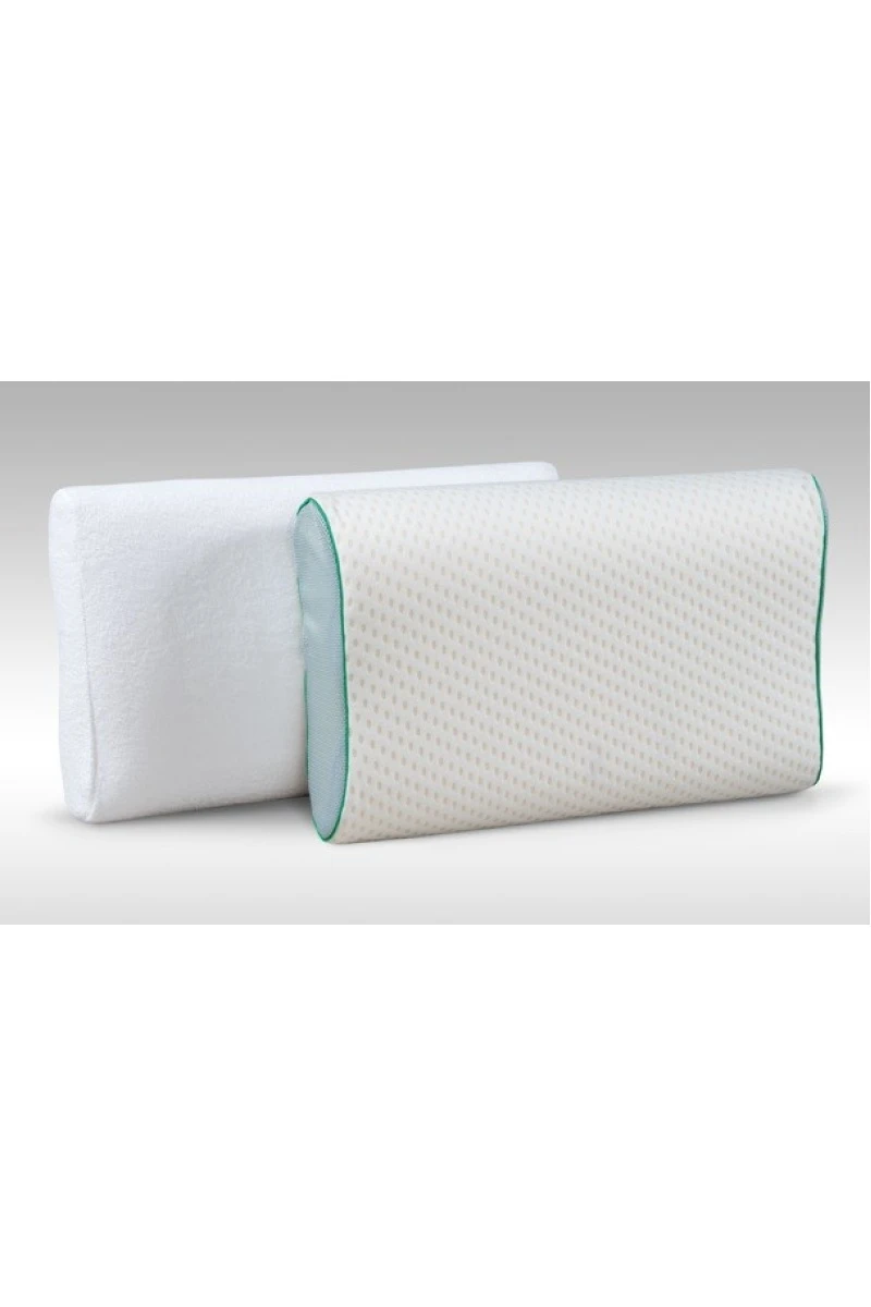 (П) Подушка ортопедическая Memory Foam ПМФ ИвШвейСтандарт эргономичная+массажная (трикотаж/сетка)