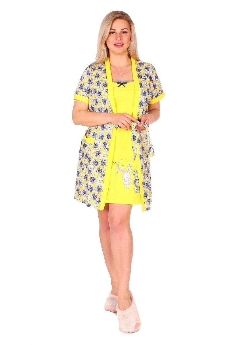 Комплект женский 3-142а (лимон)
