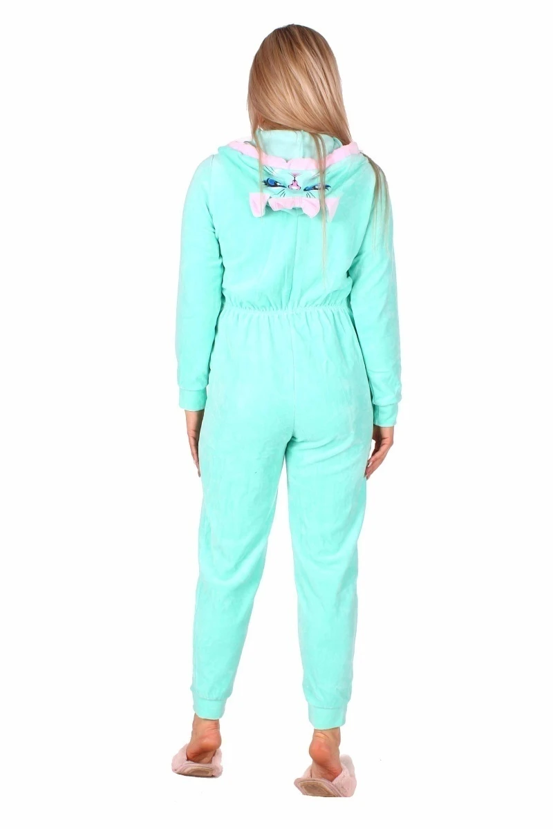 Пижама женская 1-36 Кигуруми (ментол)