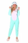 Пижама женская 1-36 Кигуруми (ментол)