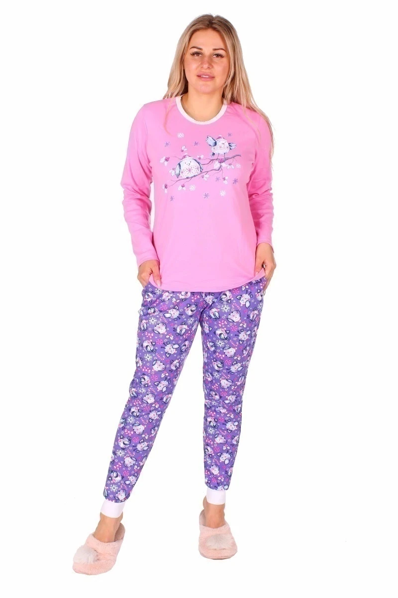 Пижама женская 1-120а (розовый)