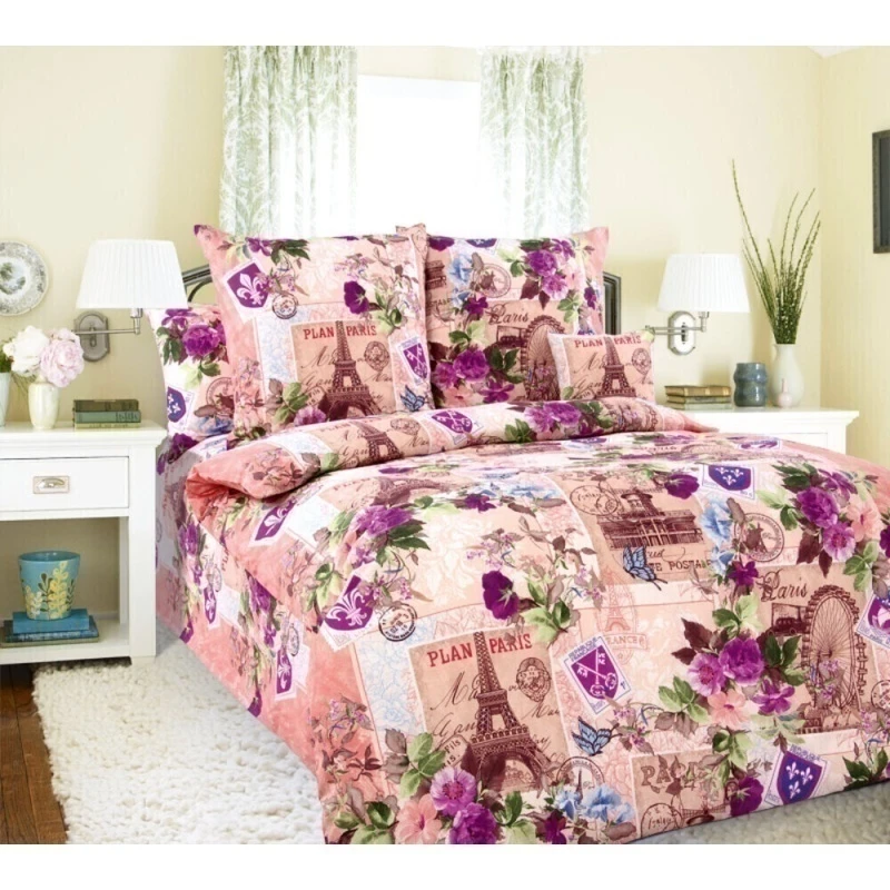 КПБ яселька с прост. на рез. "ТД" 120г/м бязь "Париж 1" арт. 192451