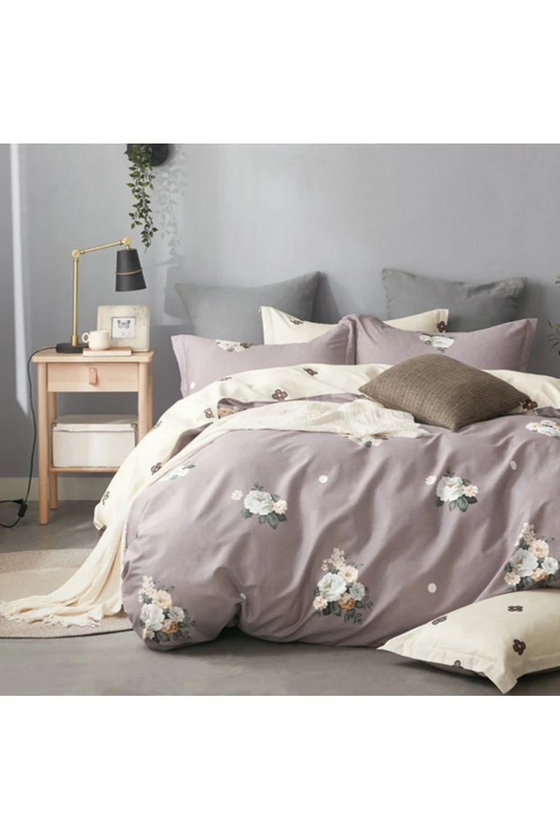 Простыня "ПолиТекс" сатин "Букет невесты" арт. 2017H тип 1