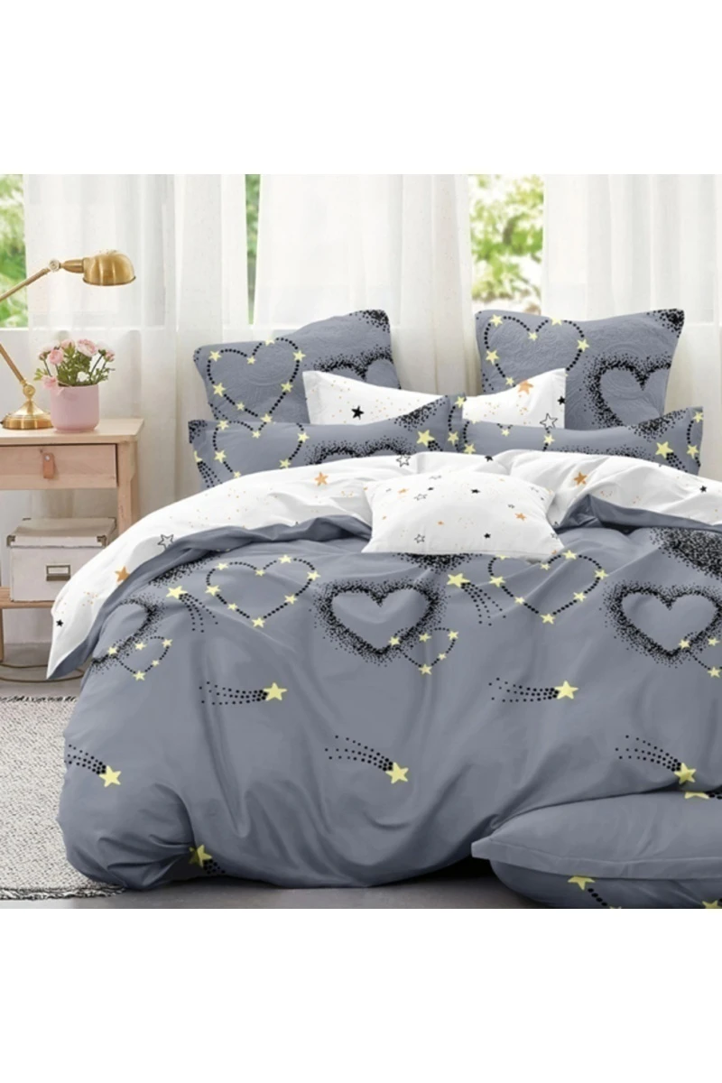 Простыня на резинке поплин "ПолиТекс" "Фантастический вечер" арт. 1895 тип 1