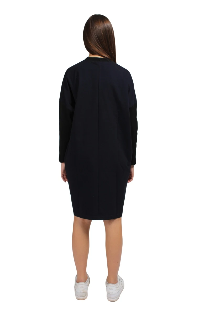 Платье П 785 (темно-синий)