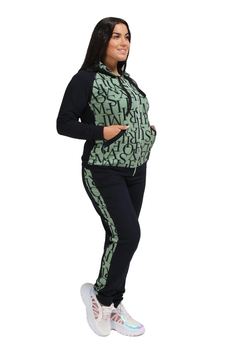 Костюм женский - Матрица - 387 - зеленый