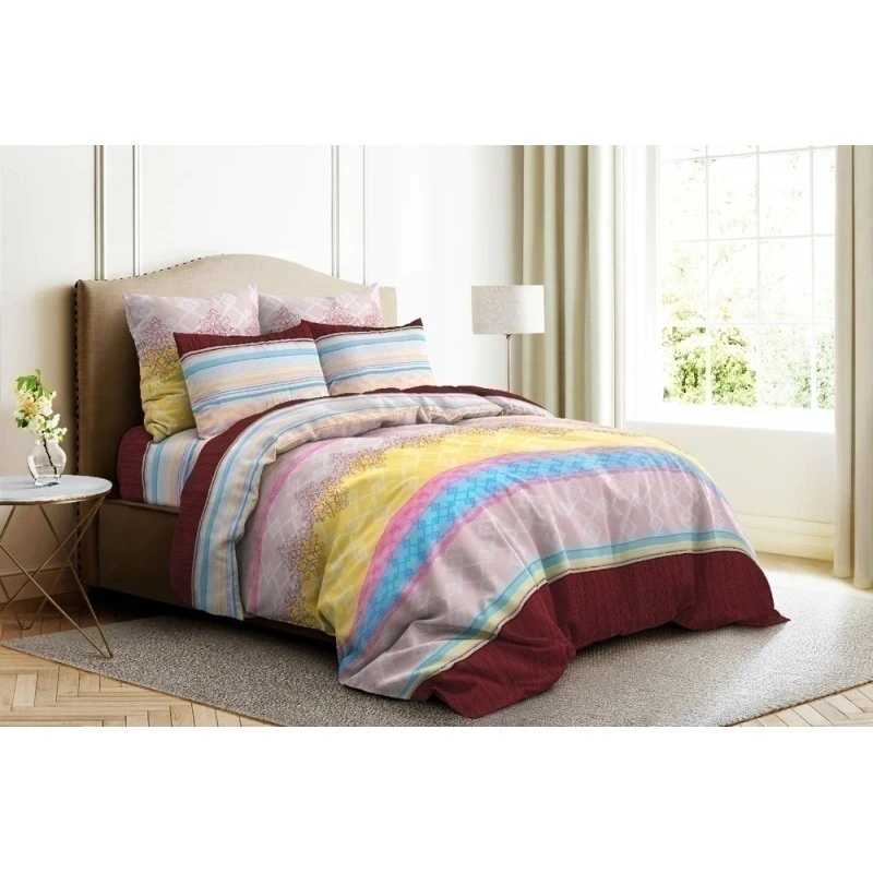 КПБ 4 Кр. Талка поплин "Радуга" р. 2.0 сп. арт. 7079-1