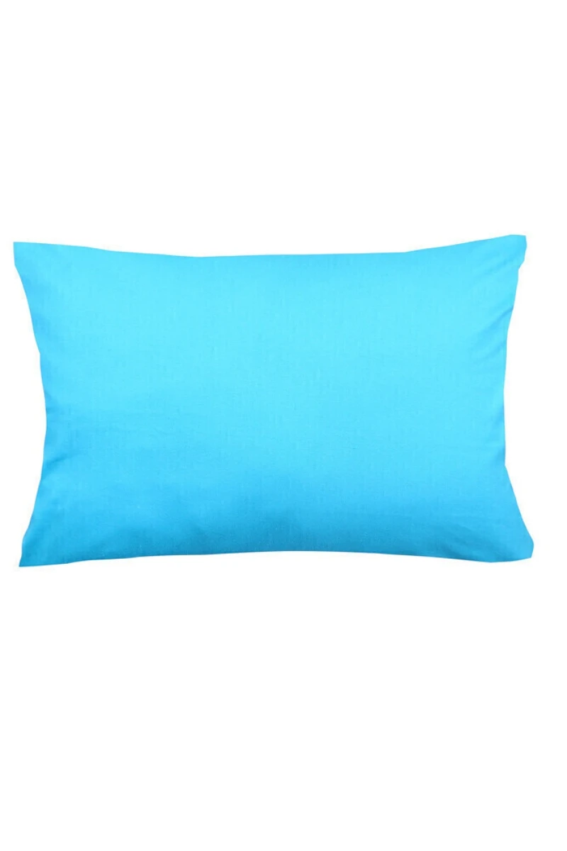 Наволочка трикотажная на молнии 037 - цв. морская волна - 50/70