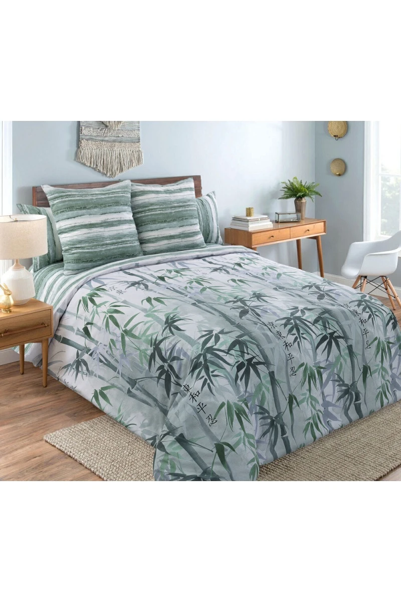 Простыня "ТД" перкаль "Шанхай 2" арт. 207882 зеленый тип 2