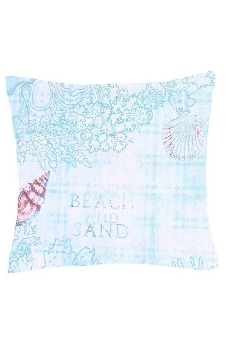 Наволочка "ТД" перкаль "Коралловый риф 1" арт. 206911 голубой тип 2