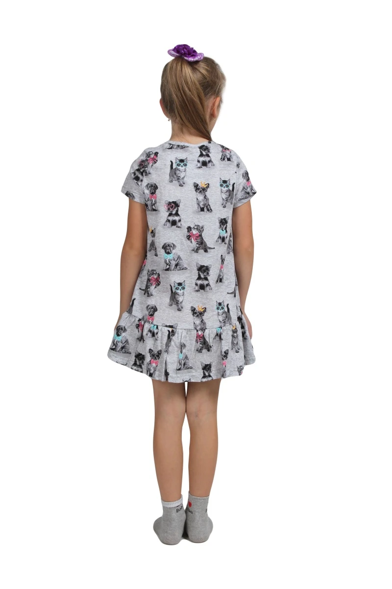 Платье "ПлД-29" кошки, трикотаж