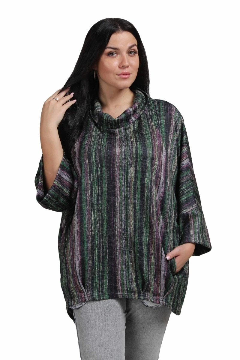 Туника Т 322/2 (полоса зеленая)