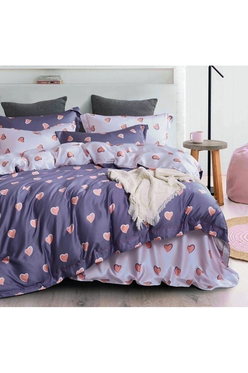 Простыня на резинке поплин "ПолиТекс" "Безграничная любовь" арт. 1776 тип 2