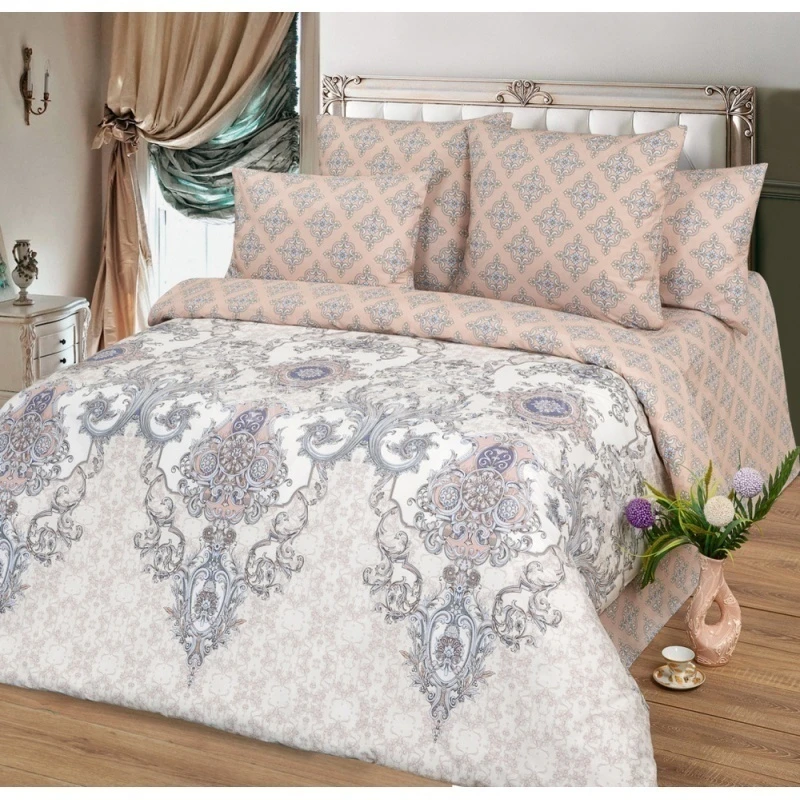 КПБ "МИЛАН" поплин "Медальон" ком. р. Евро 2 арт. 11970/1