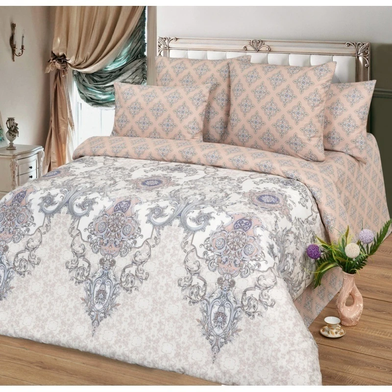 КПБ 4 "МИЛАН" поплин "Медальон" ком. р. Евро 2 арт. 11970/1