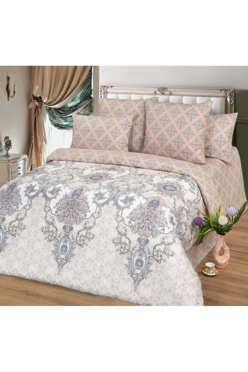 Простыня "МИЛАН" поплин "Медальон" арт. 11970/1 тип 2