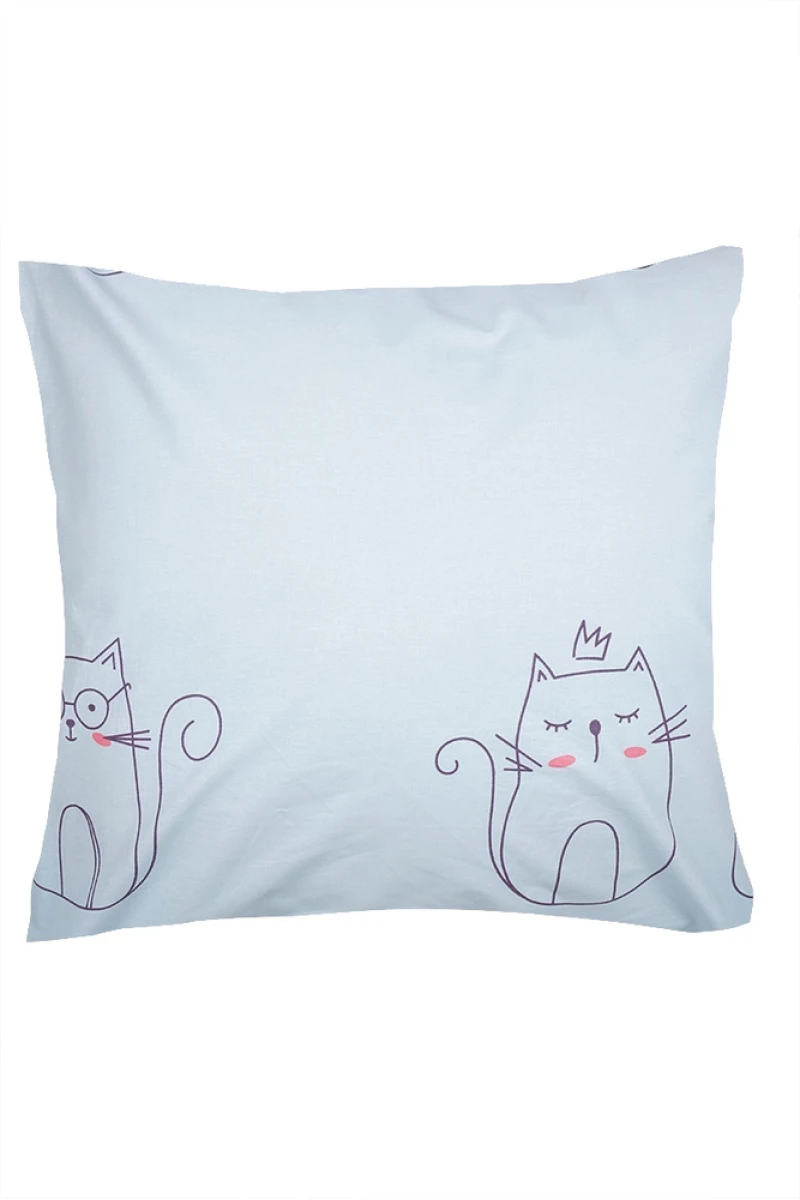 Наволочка "ТТ" поплин "ТТ-Ля-Мурр" голубой арт. 771-3+772-1 тип 1