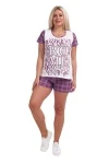 Пижама футболка+шорты - Города - 393 - слива
