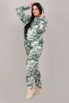 Костюм с модным принтом тай-дай - the Storm - 608 - хаки