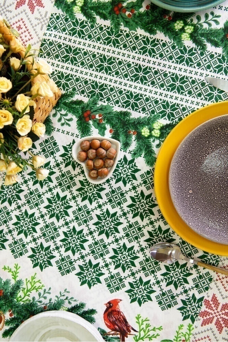 Дорожка из рогожки "Пром" Маленькая Колибри (зеленый)