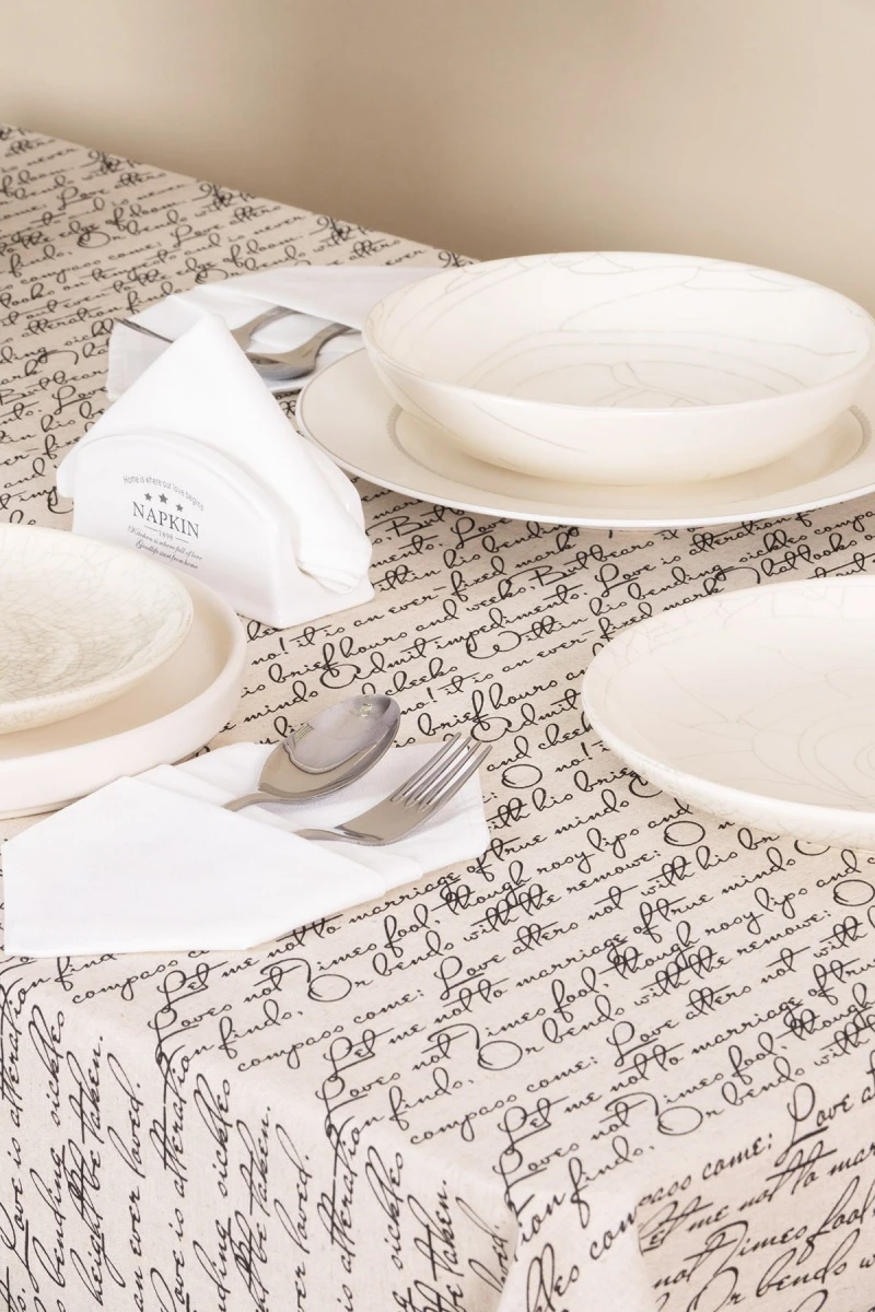 Скатерть полулен "ТЛ" Роман