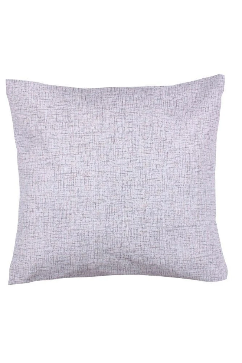 Декоративная наволочка на молнии из рогожки "Диз" Штрихи графита