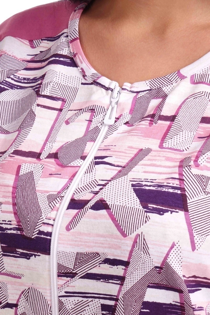 Халат "Анастасия" брусника, трикотаж