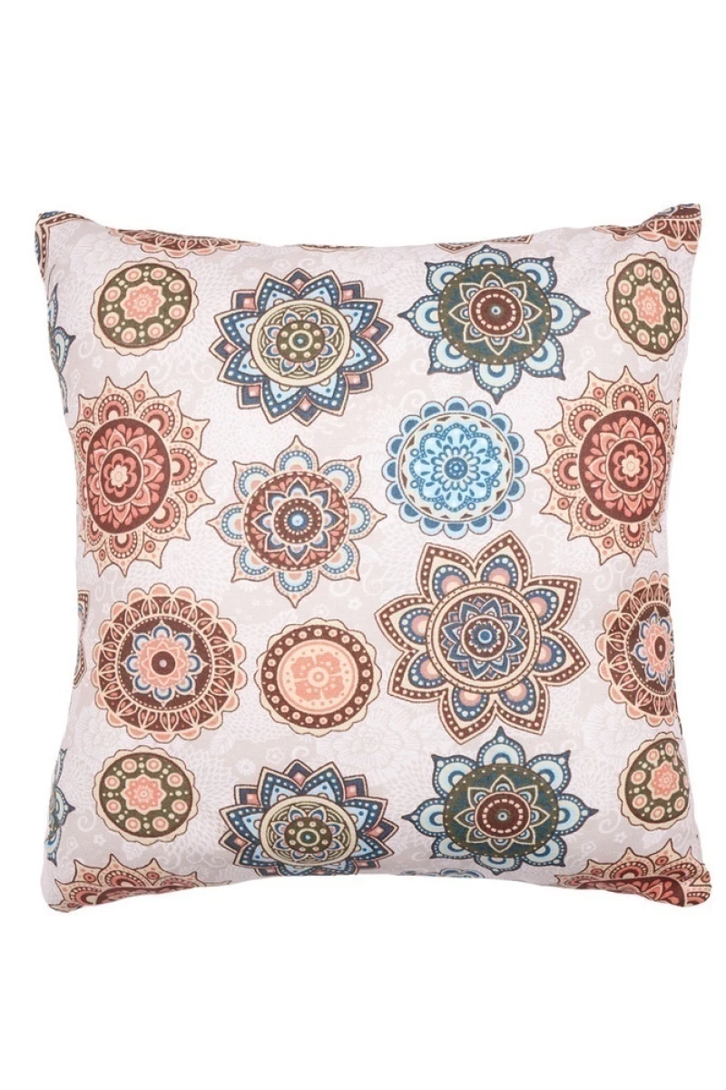 Декоративная наволочка на молнии из рогожки "ТТ" Амулет