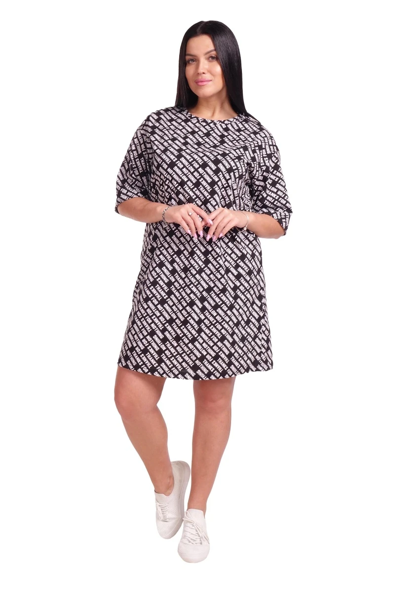 Туника "Аризона" черный, трикотаж