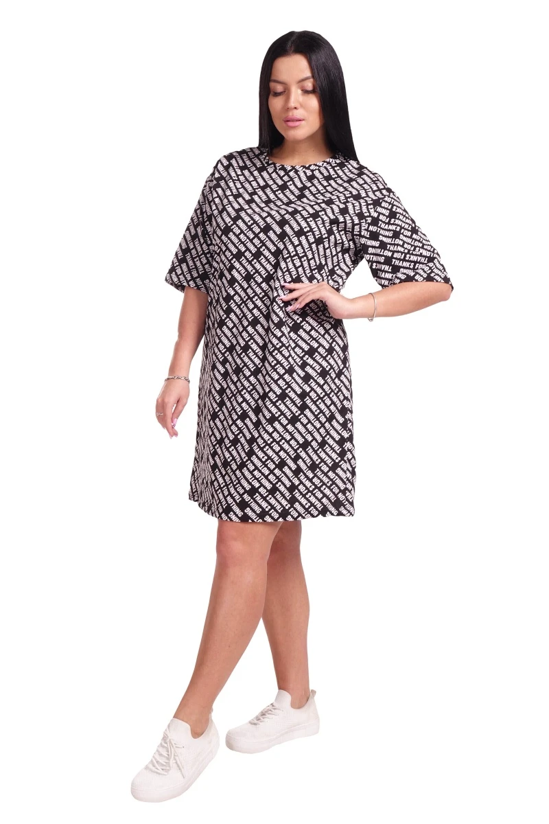 Туника "Аризона" черный, трикотаж