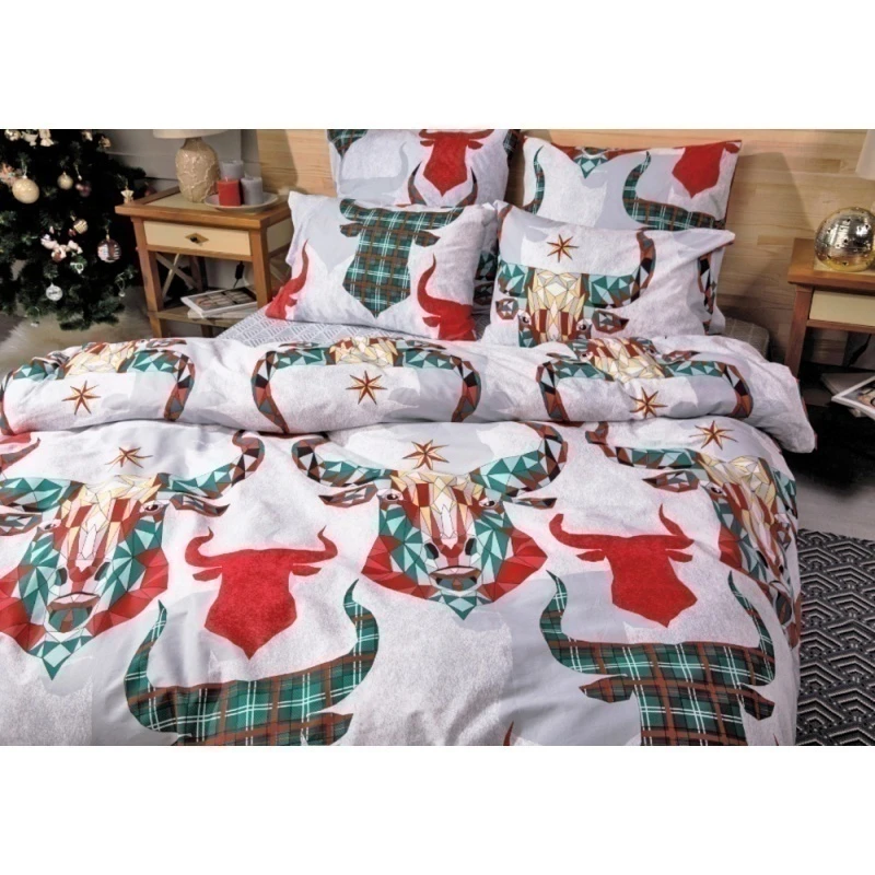 КПБ Кр. Талка поплин "Бык Антол" комп. р. Евро арт. 70135-1 + 70121-1