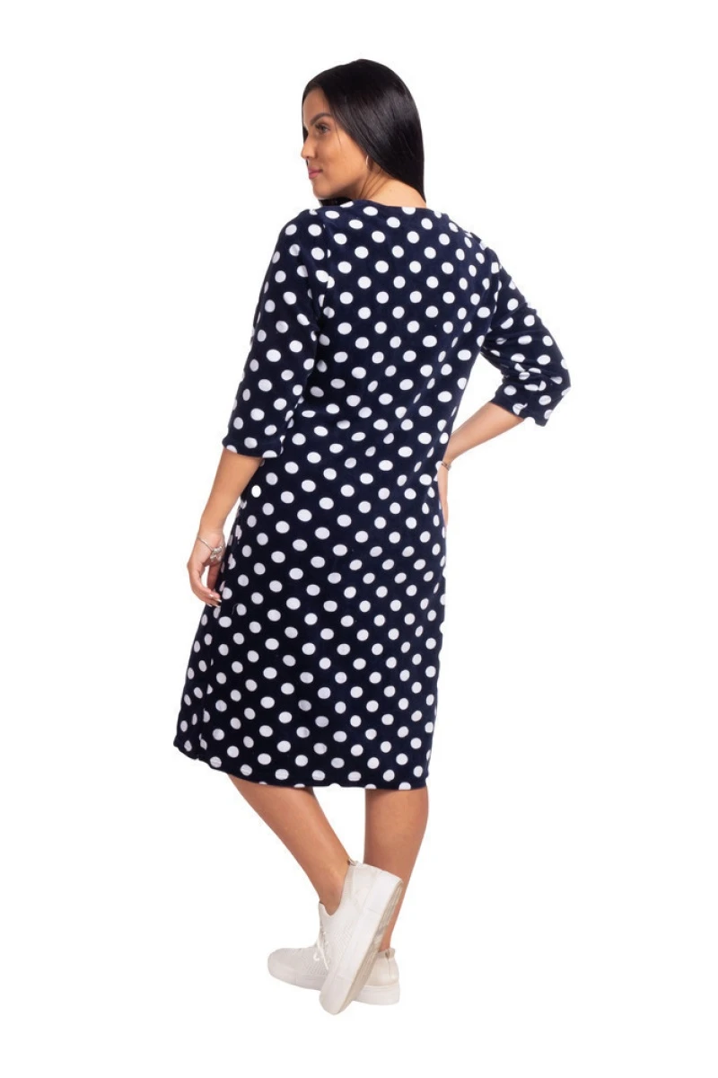 Велюровый халат на молнии АП41С