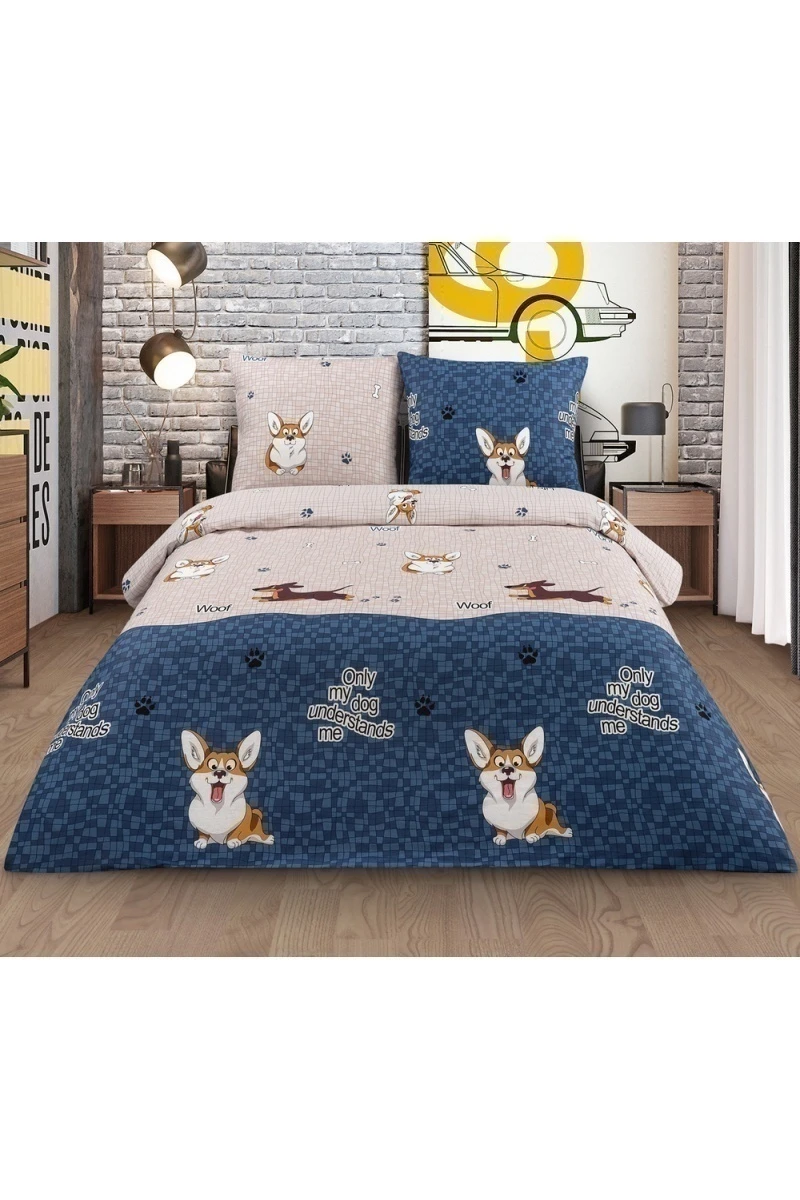 Простыня бязевая на резинке "МИЛАН" "Френдс" арт. 12244/1