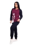 Костюм женский - Hi - 386 - т. синий с бордо
