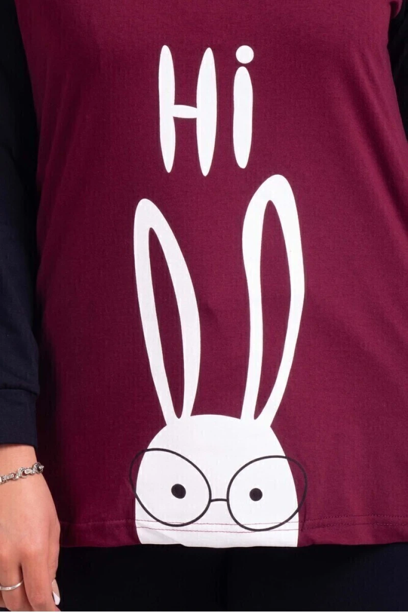 Костюм женский - Hi - 386 - т. синий с бордо