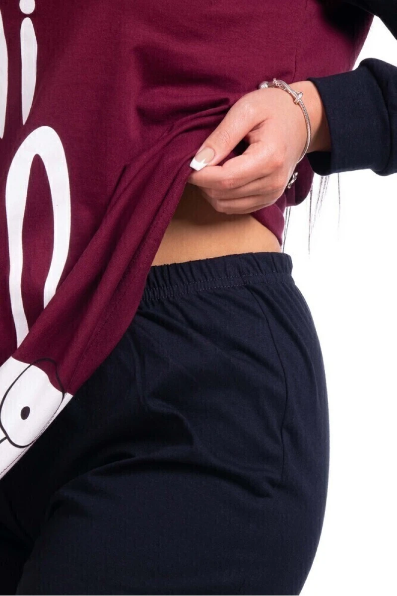 Костюм женский - Hi - 386 - т. синий с бордо