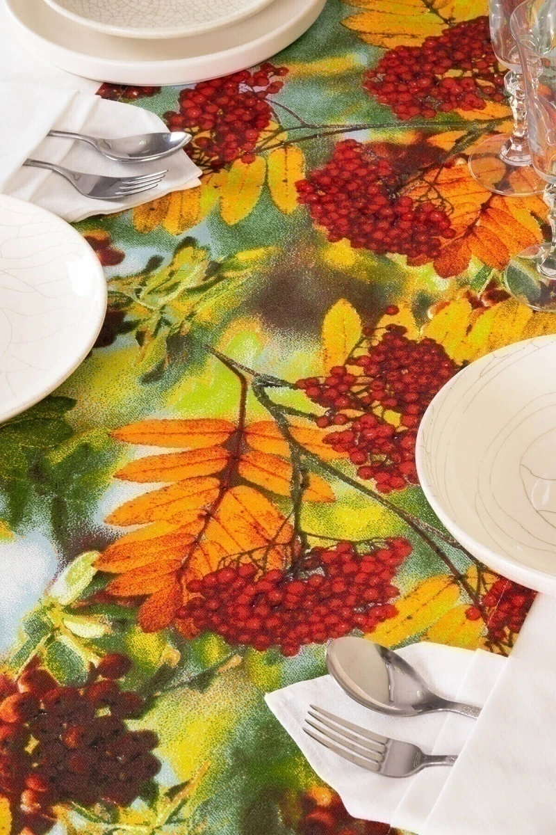 Дорожка из рогожки "Талка" Рябина