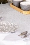 Дорожка из рогожки "Диз" Штрихи графита