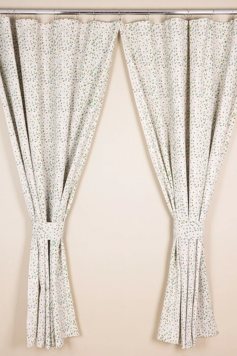 Комплект штор из полульна "ГОС" Россыпь ромашек