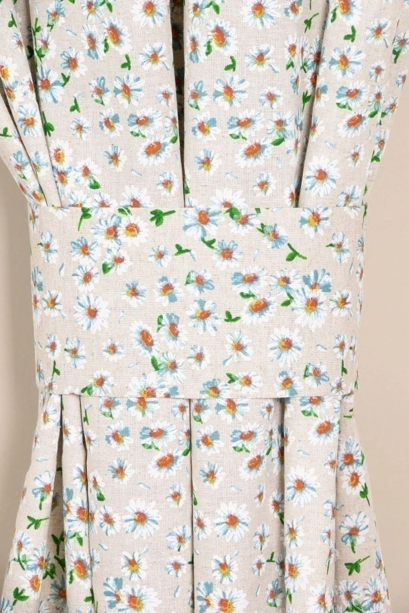 Комплект штор из полульна "ГОС" Россыпь ромашек