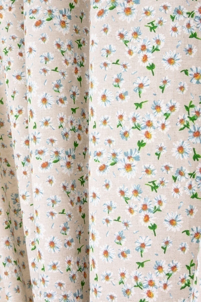 Комплект штор из полульна "ГОС" Россыпь ромашек