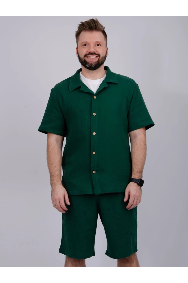 Костюм "Мэтью 2" зелёный, муслин