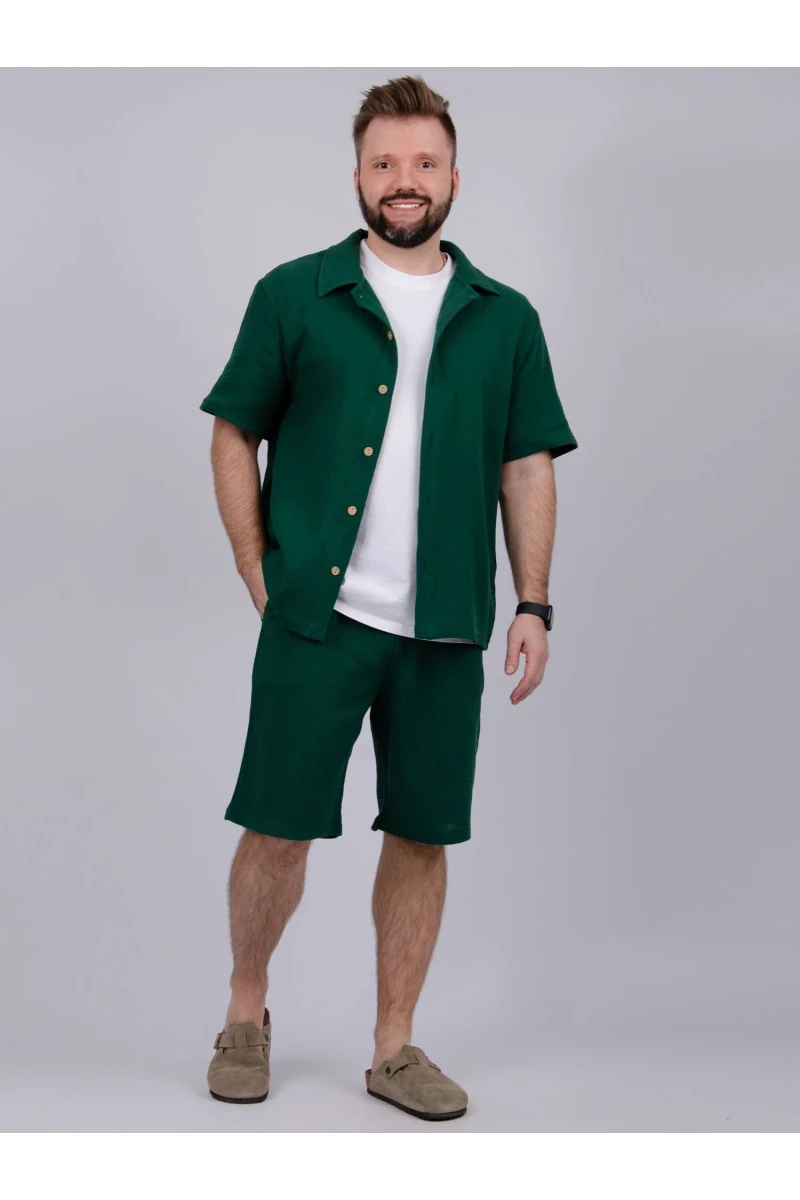 Костюм "Мэтью 2" зелёный, муслин